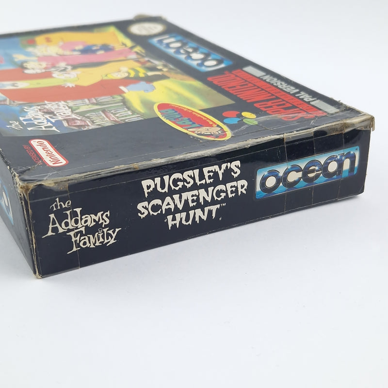 Super Nintendo Spiel : The Addams Family Pugsleys Scavenger Hunt - OVP PAL NOE