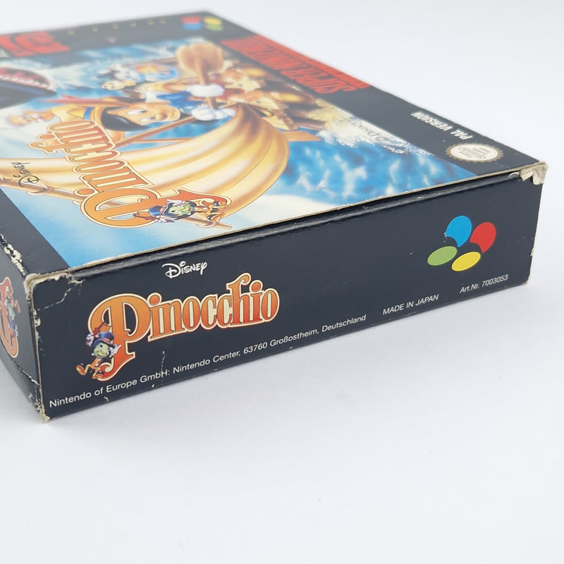 Super Nintendo Spiel : Disney Pinocchio - Modul Anleitung OVP cib / SNES PAL