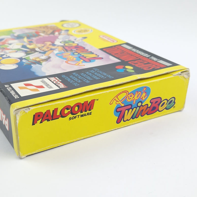 Super Nintendo Game: Pop n TwinBee - Module Instructions OVP cib / SNES PAL