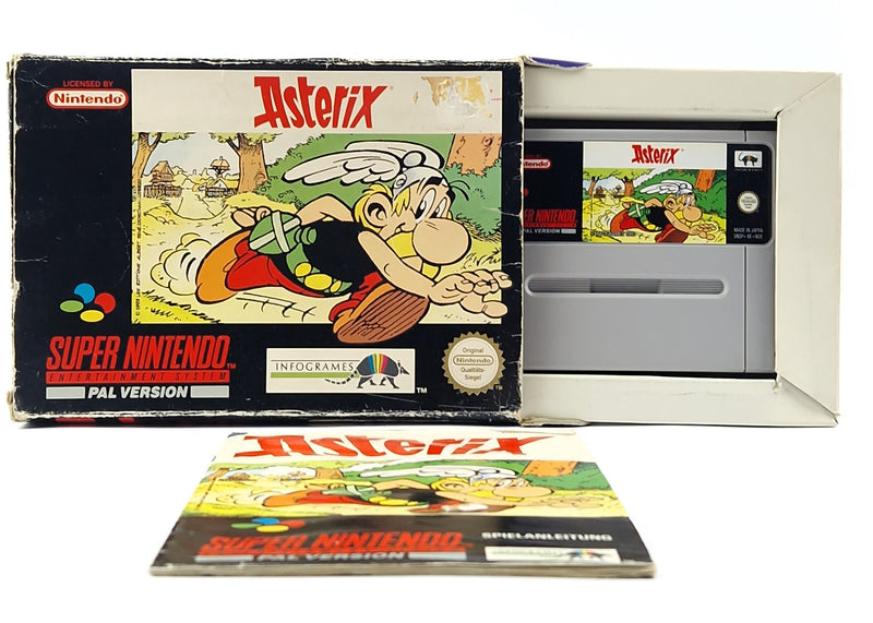 Super Nintendo Spiel : Asterix - Modul Anleitung OVP cib / SNES PAL