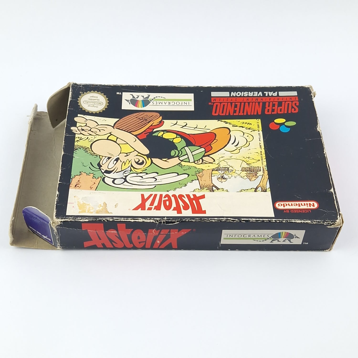 Super Nintendo Spiel : Asterix - Modul Anleitung OVP cib / SNES PAL