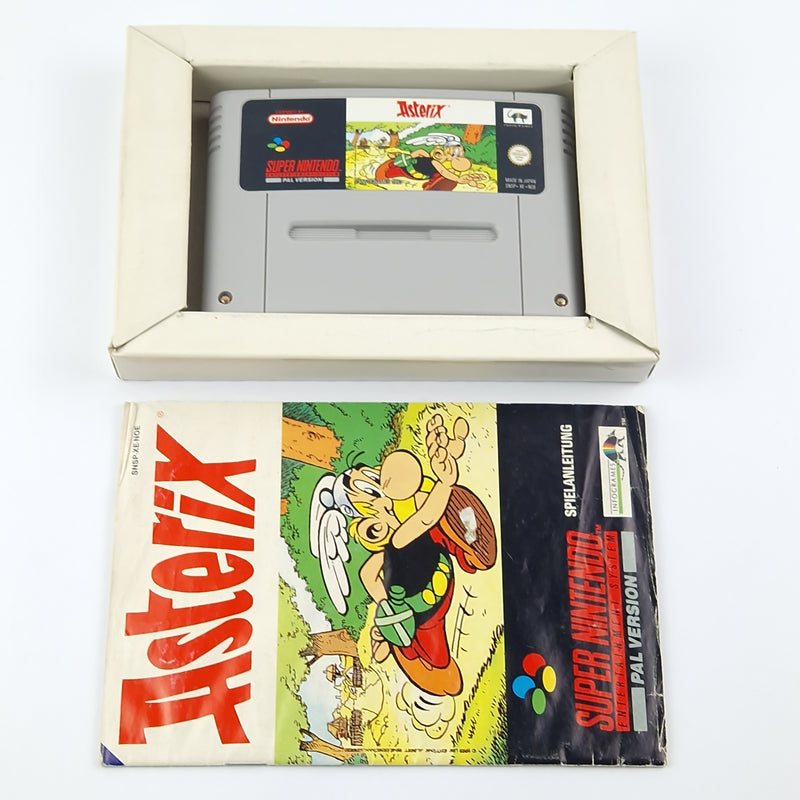 Super Nintendo Spiel : Asterix - Modul Anleitung OVP cib / SNES PAL