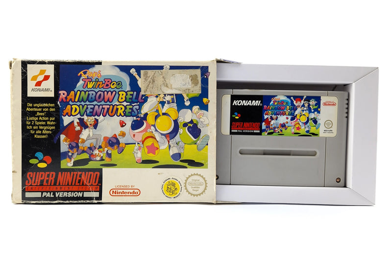 Super Nintendo Spiel : Pop n TwinBee Rainbow Bell Adventures - OVP Modul SNES