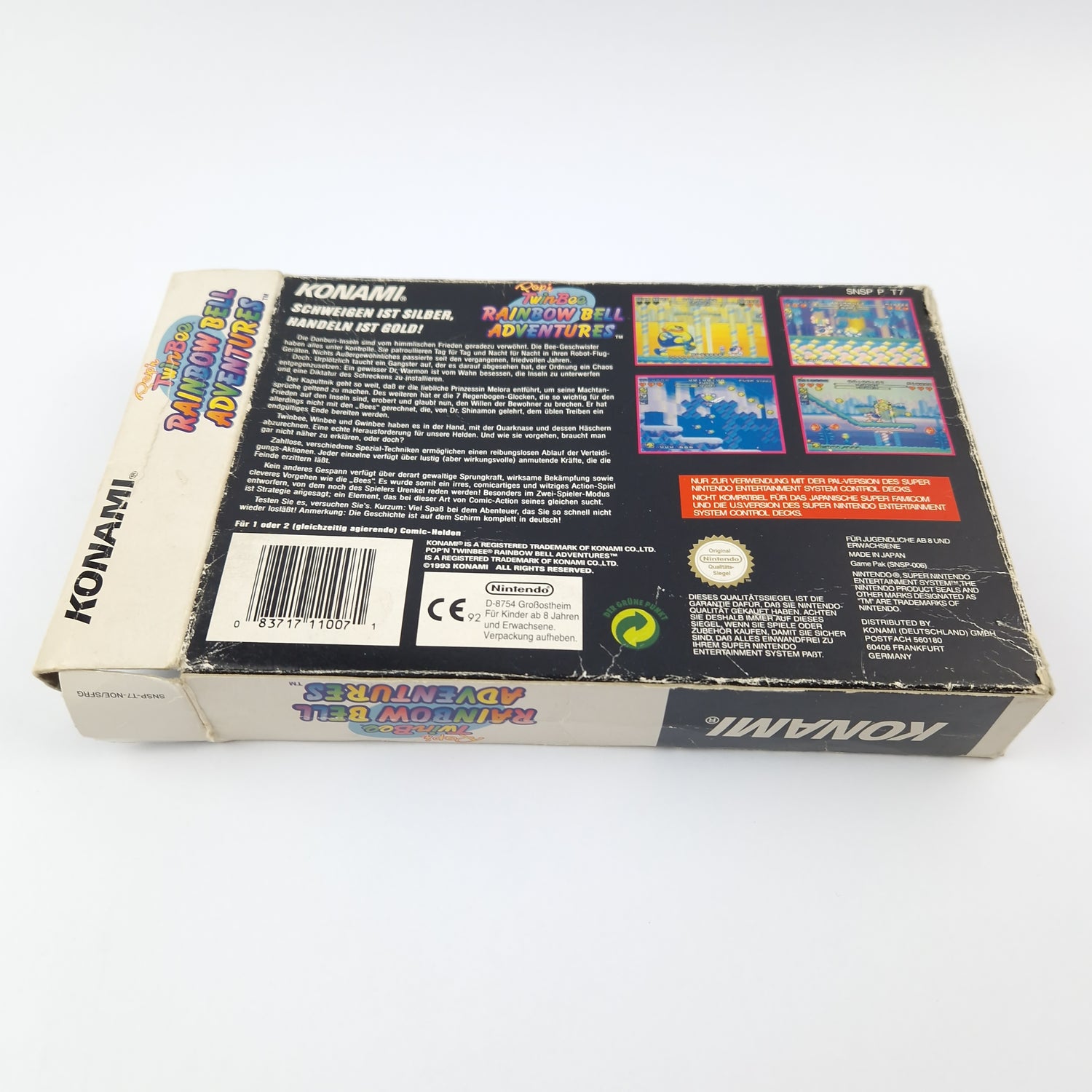 Super Nintendo Spiel : Pop n TwinBee Rainbow Bell Adventures - OVP Modul SNES