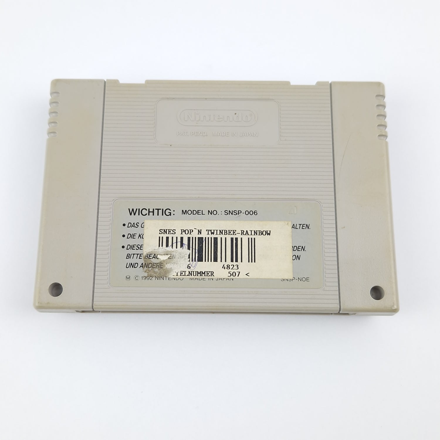 Super Nintendo Spiel : Pop n TwinBee Rainbow Bell Adventures - OVP Modul SNES