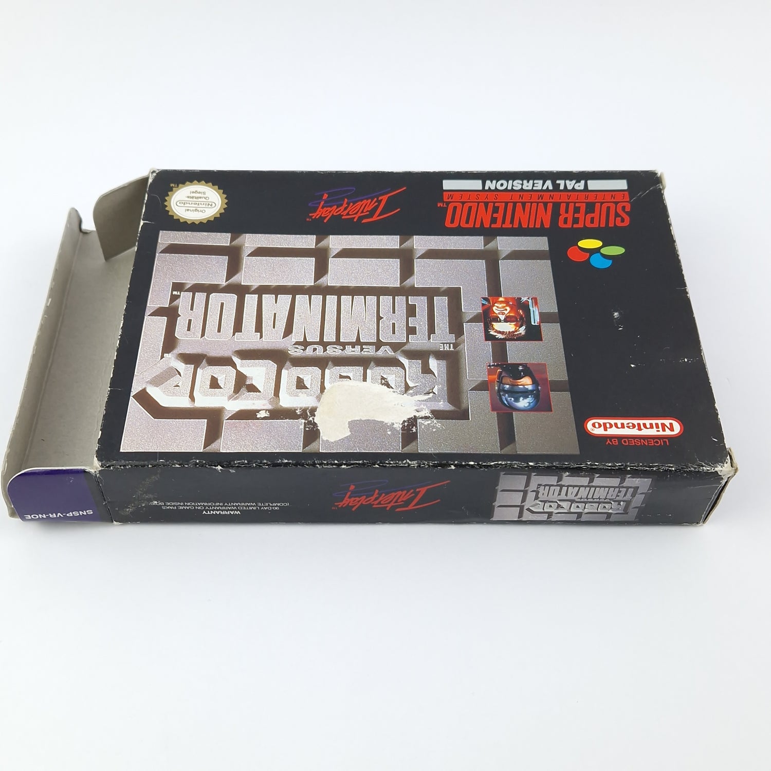 Super Nintendo Spiel : Robocop versus Terminator - Modul Anleitung OVP cib SNES