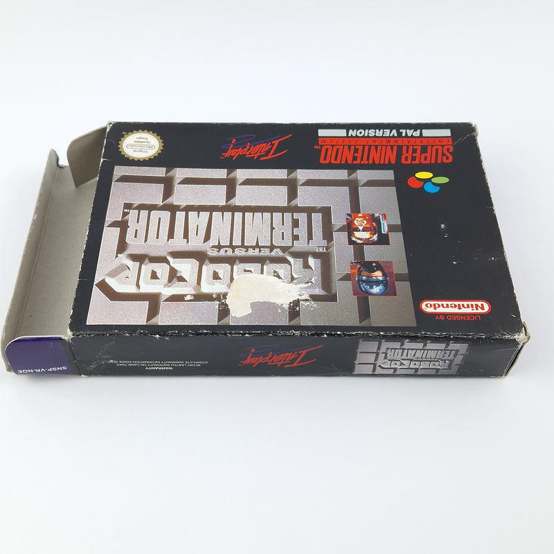 Super Nintendo Spiel : Robocop versus Terminator - Modul Anleitung OVP cib SNES