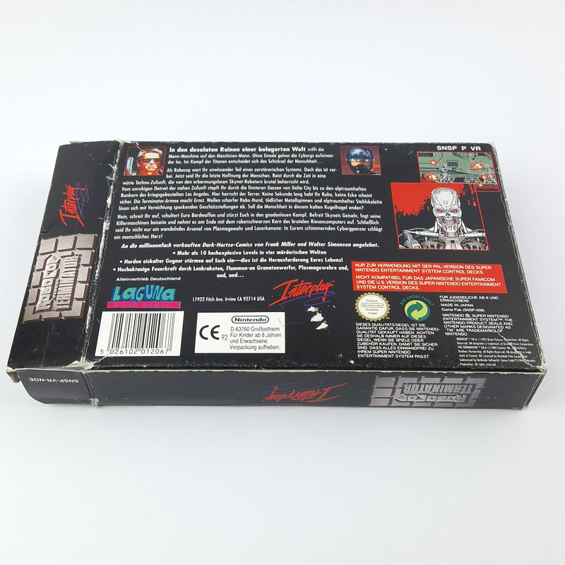 Super Nintendo Spiel : Robocop versus Terminator - Modul Anleitung OVP cib SNES
