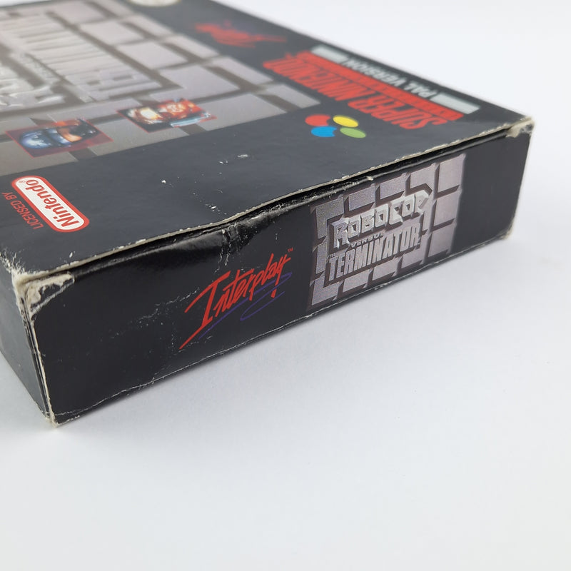 Super Nintendo Spiel : Robocop versus Terminator - Modul Anleitung OVP cib SNES