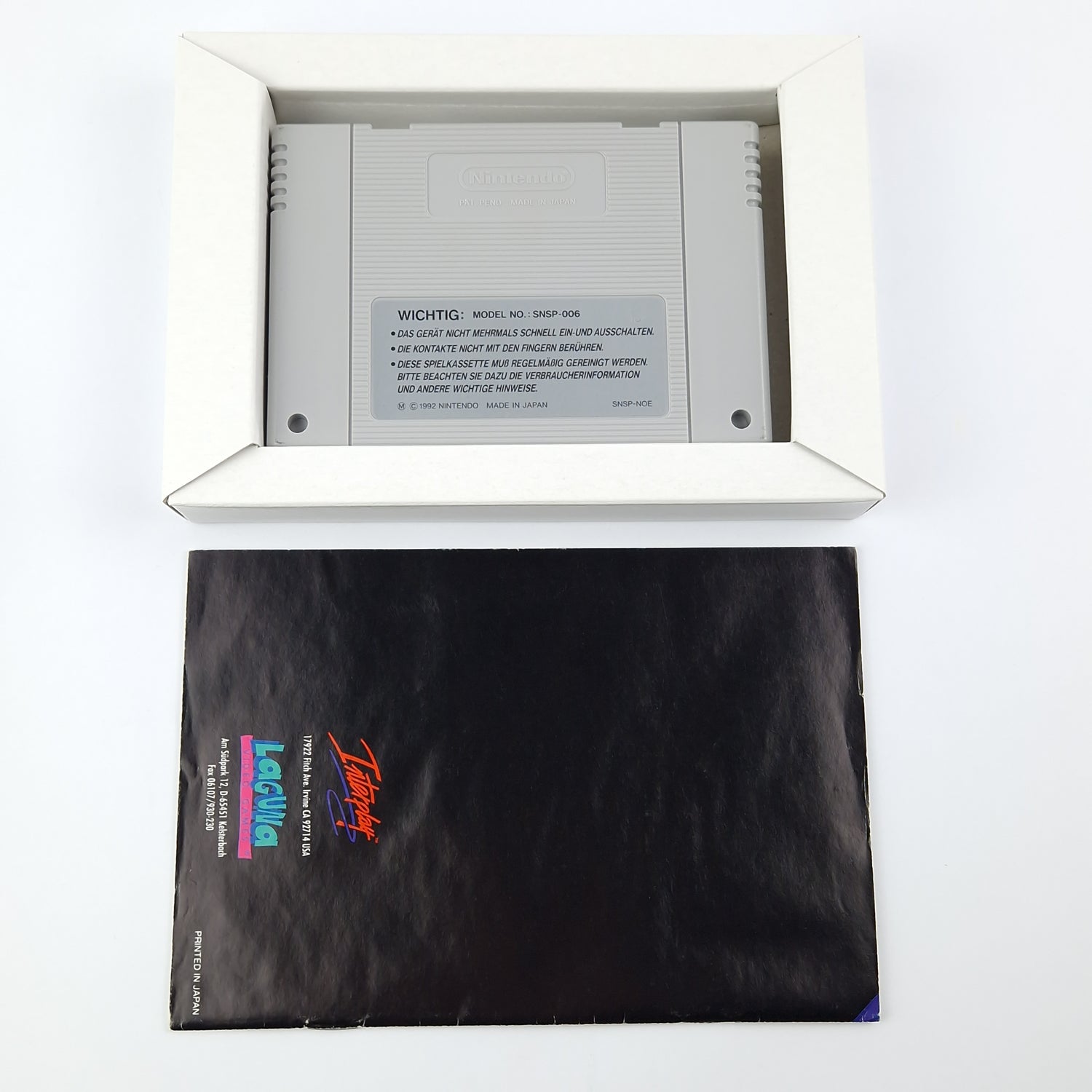 Super Nintendo Spiel : Robocop versus Terminator - Modul Anleitung OVP cib SNES