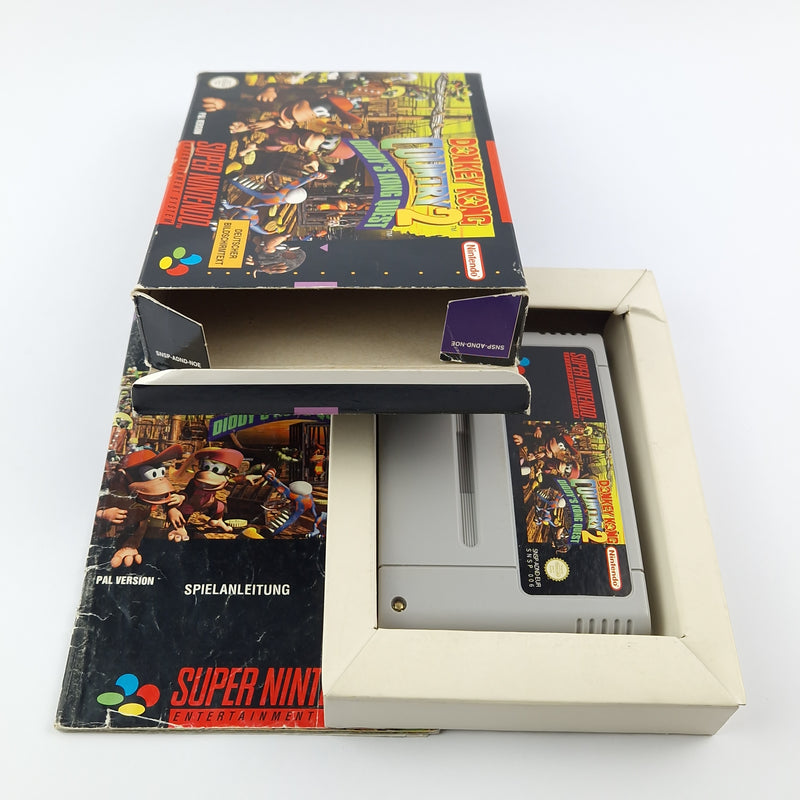 Super Nintendo Spiel : Donkey Kong Country 2 - Modul Anleitung OVP cib SNES