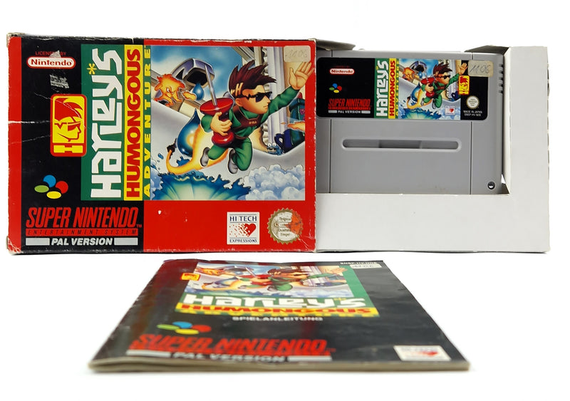 Super Nintendo Spiel : Harleys Humongous Adventure - Modul Anleitung OVP SNES