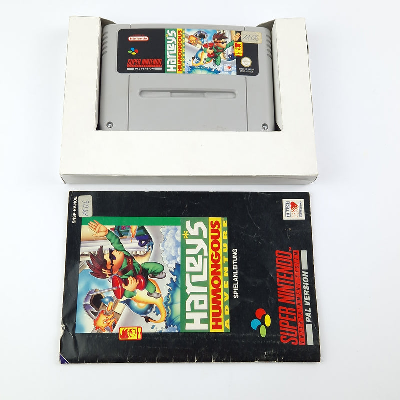 Super Nintendo Spiel : Harleys Humongous Adventure - Modul Anleitung OVP SNES