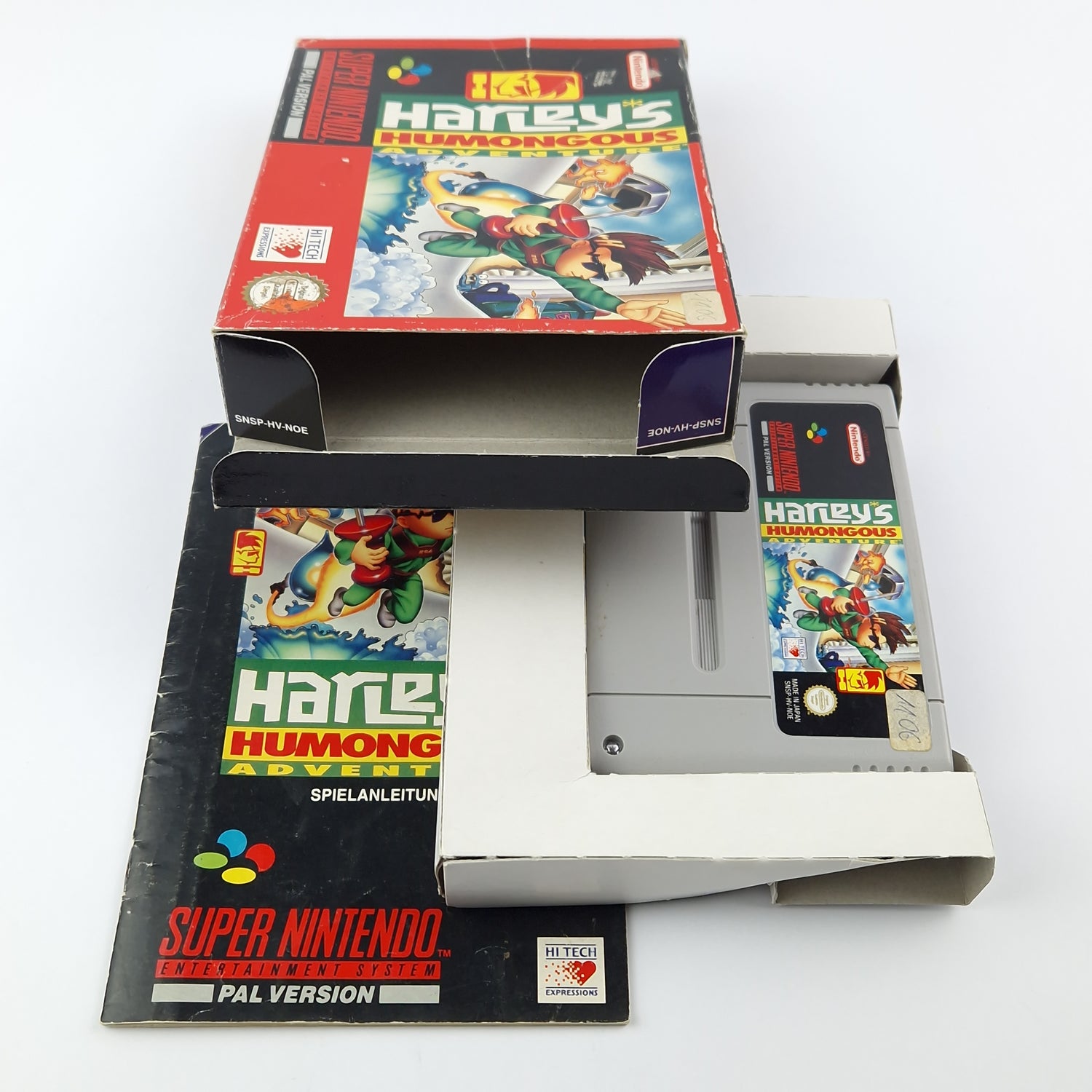 Super Nintendo Spiel : Harleys Humongous Adventure - Modul Anleitung OVP SNES