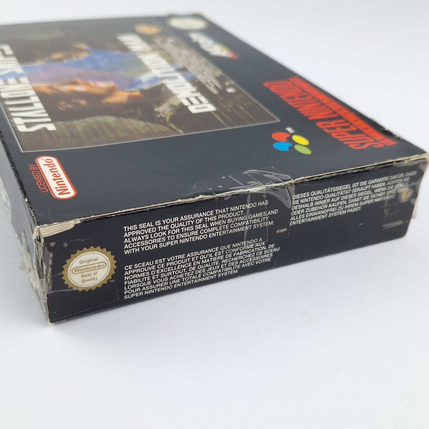 Super Nintendo Spiel : Stallone Snipes Demolition Man - Modul Anleitung OVP SNES
