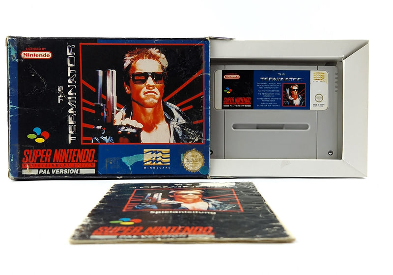 Super Nintendo Spiel : The terminator - Modul Anleitung OVP SNES