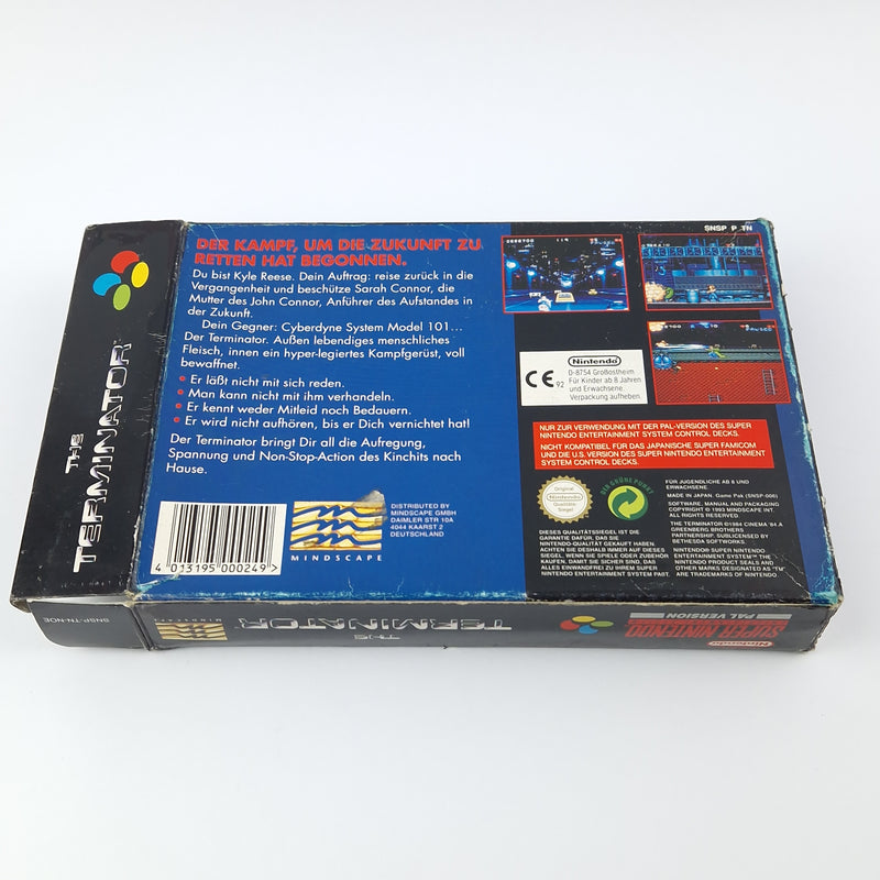 Super Nintendo Spiel : The terminator - Modul Anleitung OVP SNES