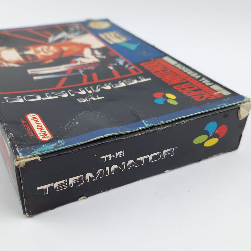 Super Nintendo Spiel : The terminator - Modul Anleitung OVP SNES