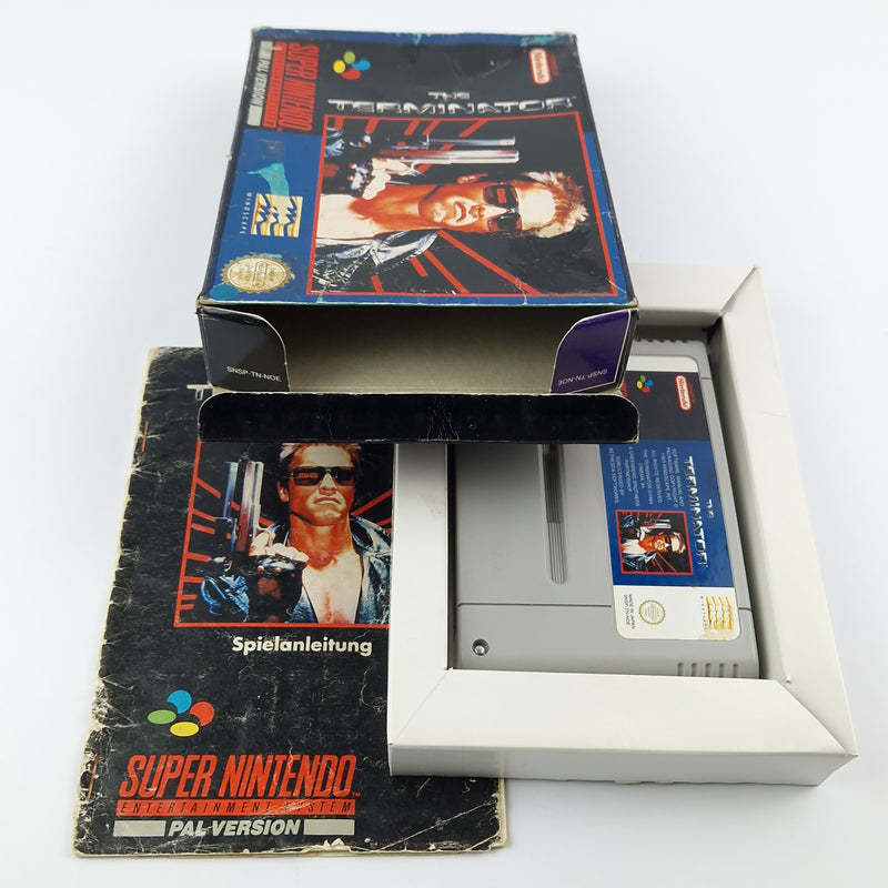 Super Nintendo Spiel : The terminator - Modul Anleitung OVP SNES