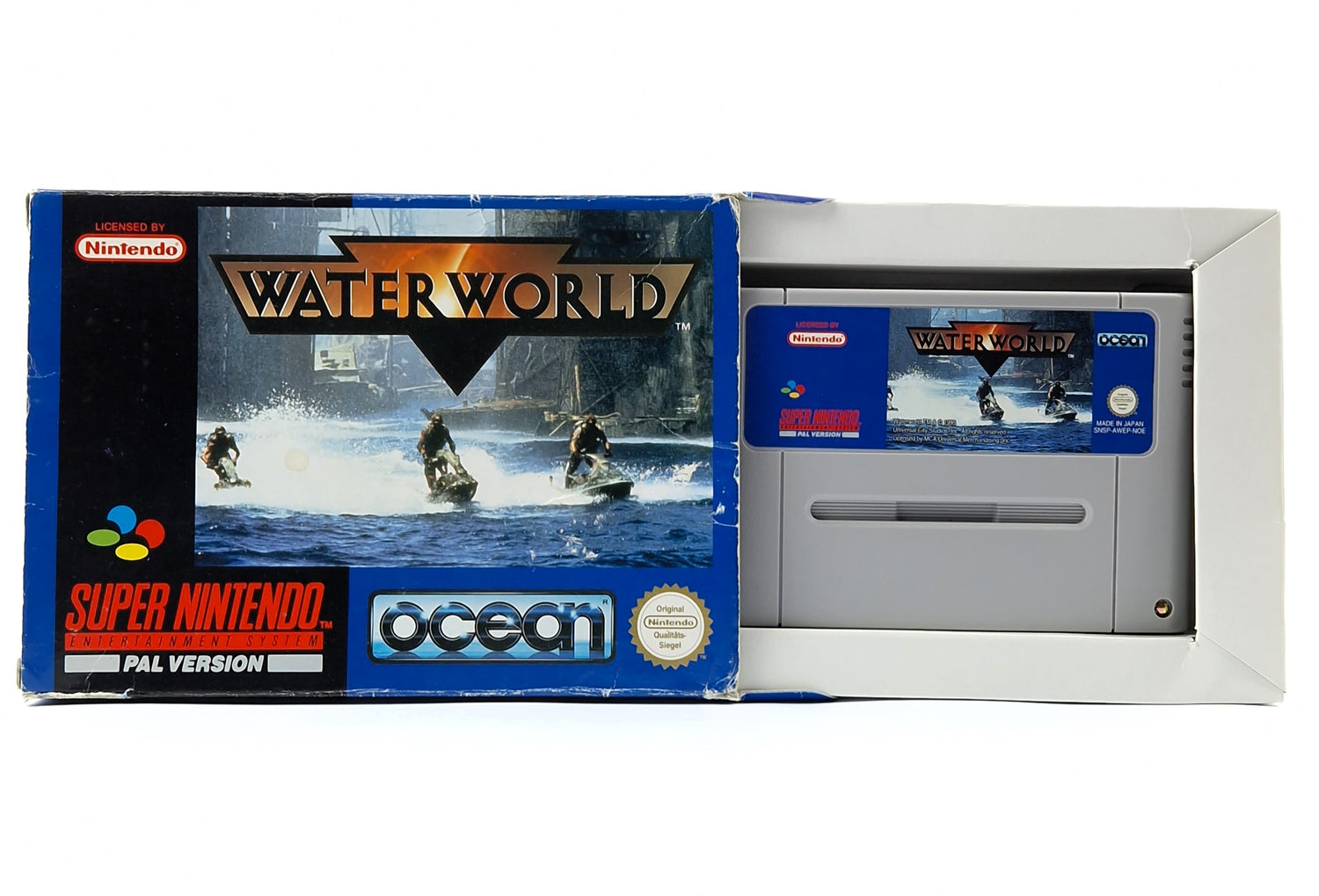 Super Nintendo Spiel : Water World - Modul OVP ohne Anleitung SNES