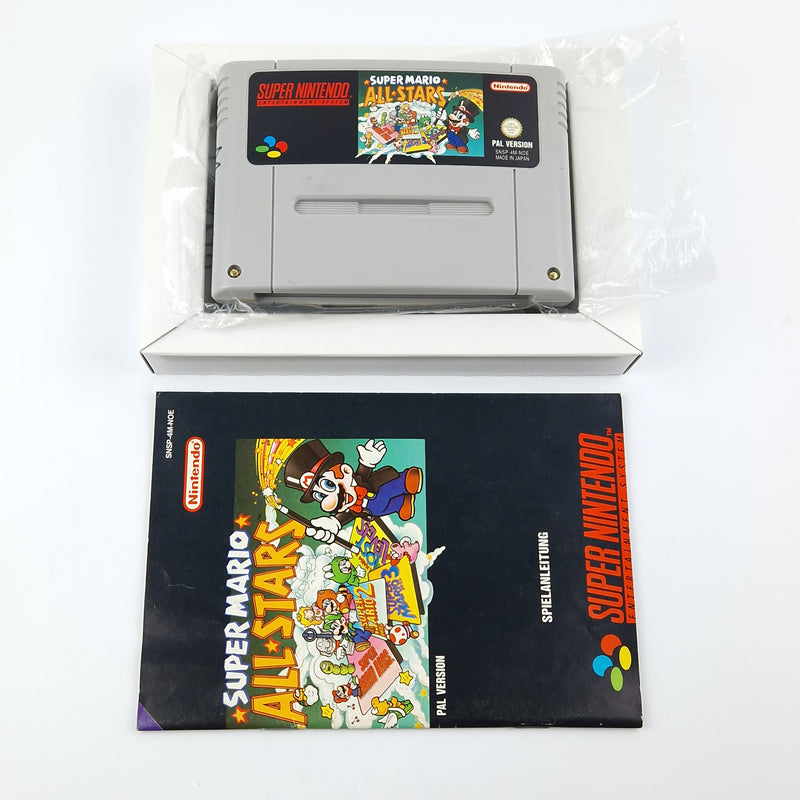 Super Nintendo Spiel : Super Mario Allstars - Modul Anleitung OVP cib / SNES NOE
