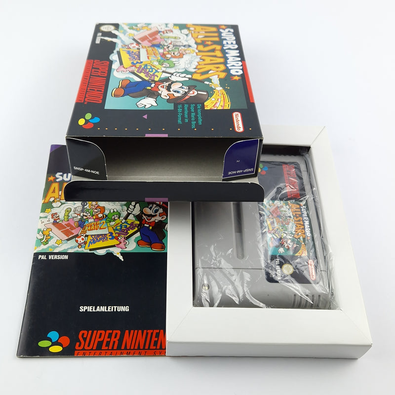 Super Nintendo Spiel : Super Mario Allstars - Modul Anleitung OVP cib / SNES NOE