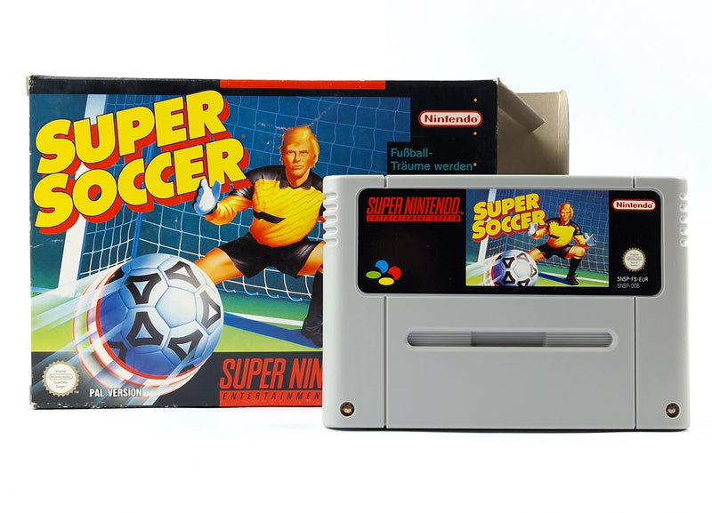 Super Nintendo Spiel : Super Soccer - Modul OVP ohne Anleitung - SNES Fußball