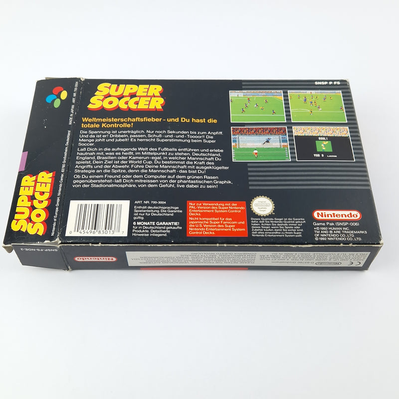 Super Nintendo Spiel : Super Soccer - Modul OVP ohne Anleitung - SNES Fußball