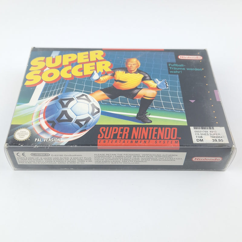 Super Nintendo Spiel : Super Soccer - Modul OVP ohne Anleitung - SNES Fußball