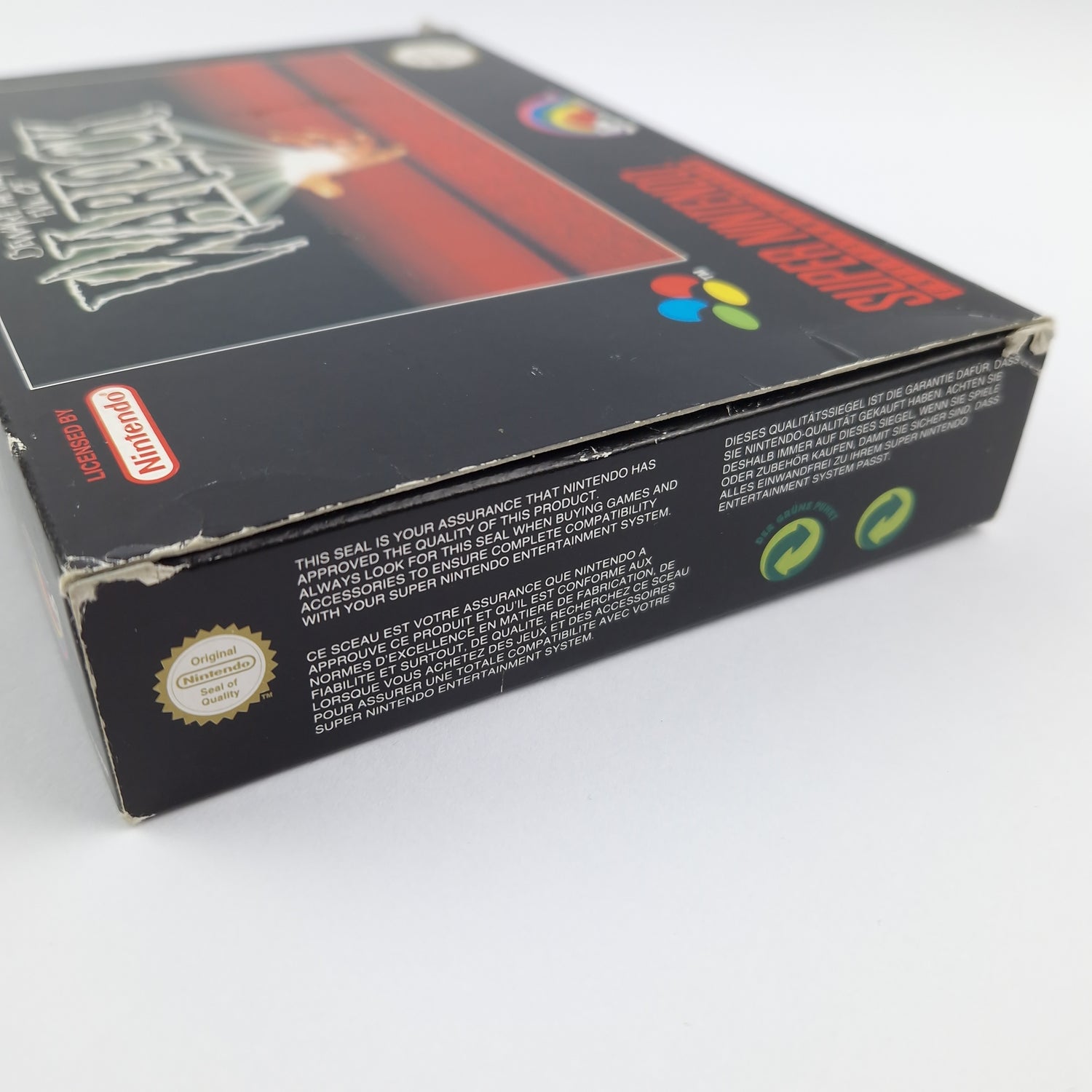 Super Nintendo Spiel : Beware of the ultimate Evil of Warlock - SNES OVP PAL EUR