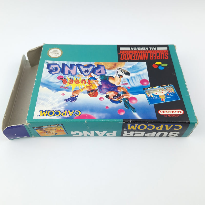 Super Nintendo Spiel : Super Pang - Modul Anleitung OVP cib / SNES OVP PAL NOE