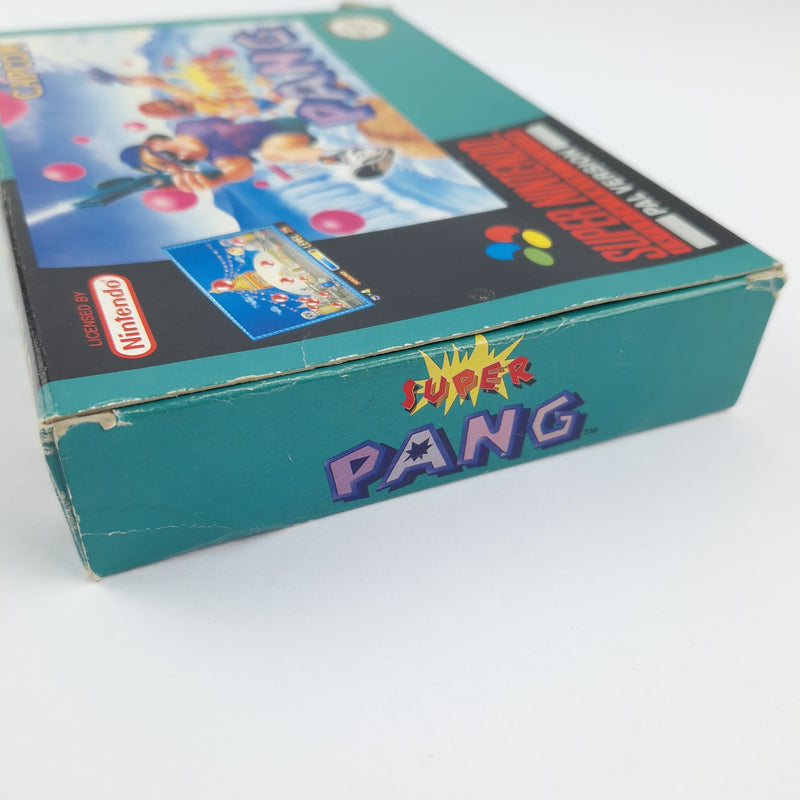 Super Nintendo Spiel : Super Pang - Modul Anleitung OVP cib / SNES OVP PAL NOE
