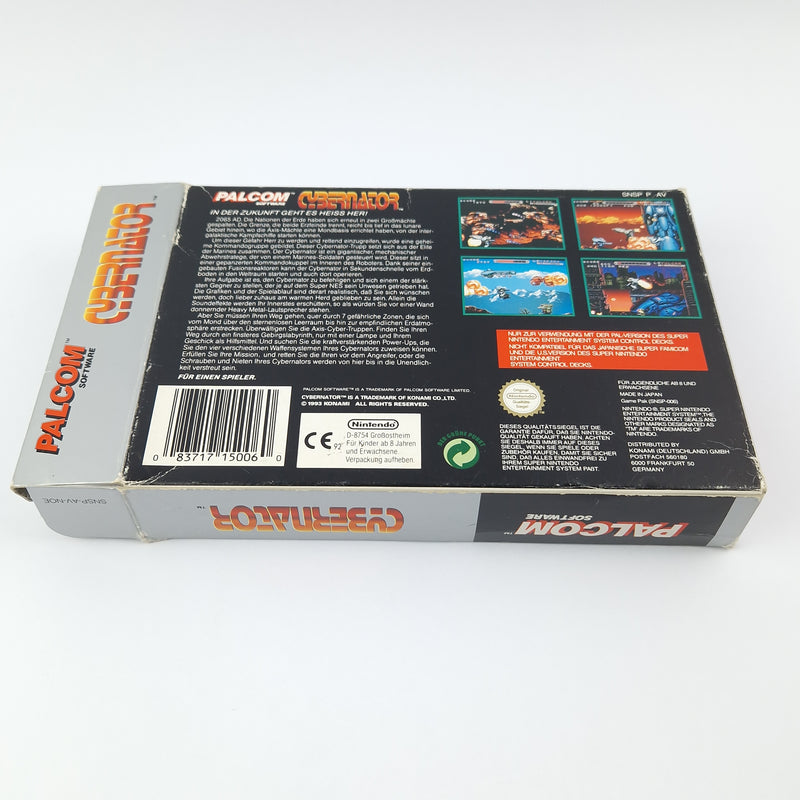 Super Nintendo Spiel : Cybernator - Modul Anleitung OVP cib / SNES PAL NOE