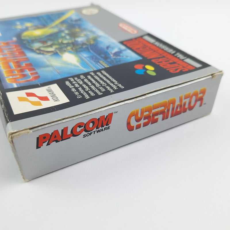Super Nintendo Spiel : Cybernator - Modul Anleitung OVP cib / SNES PAL NOE