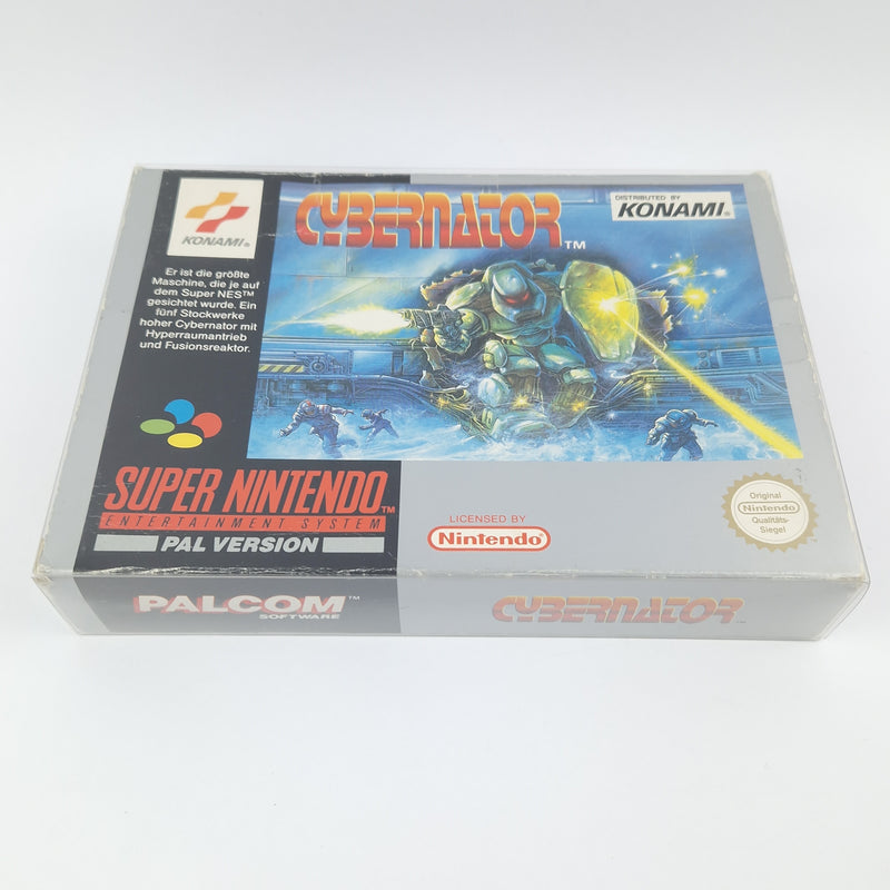 Super Nintendo Spiel : Cybernator - Modul Anleitung OVP cib / SNES PAL NOE