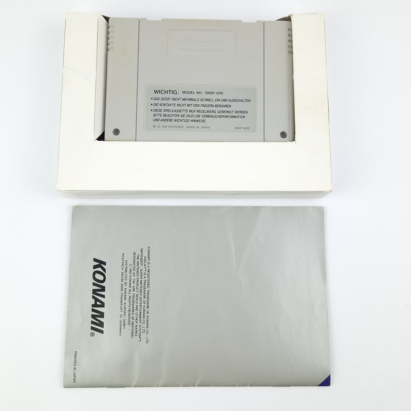 Super Nintendo Spiel : Axelay - Modul Anleitung OVP cib / SNES PAL NOE-1