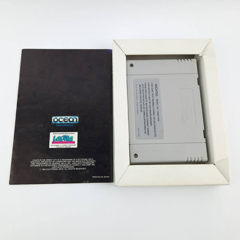 Super Nintendo Spiel : Michael Jordan - Modul Anleitung OVP cib  SNES Basketball