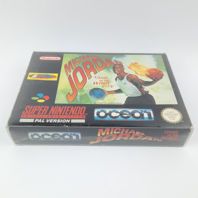 Super Nintendo Spiel : Michael Jordan - Modul Anleitung OVP cib  SNES Basketball