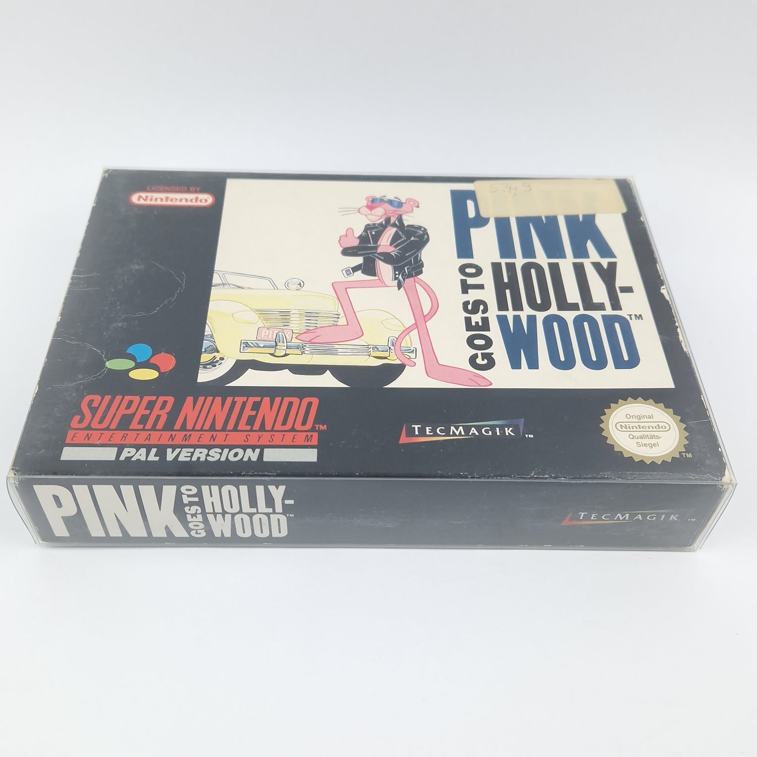 Super Nintendo Spiel : Pink Goes to Hollywood - Modul Anleitung OVP cib  SNES
