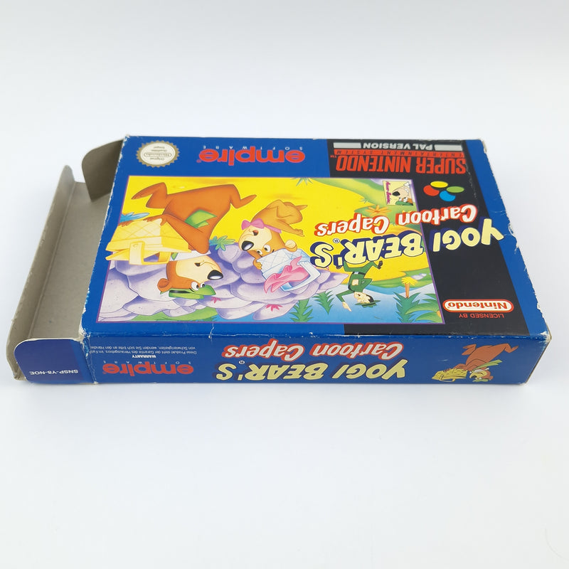 Super Nintendo Spiel : Yogi Bear s Cartoon Capers - Modul Anleitung OVP SNES NOE