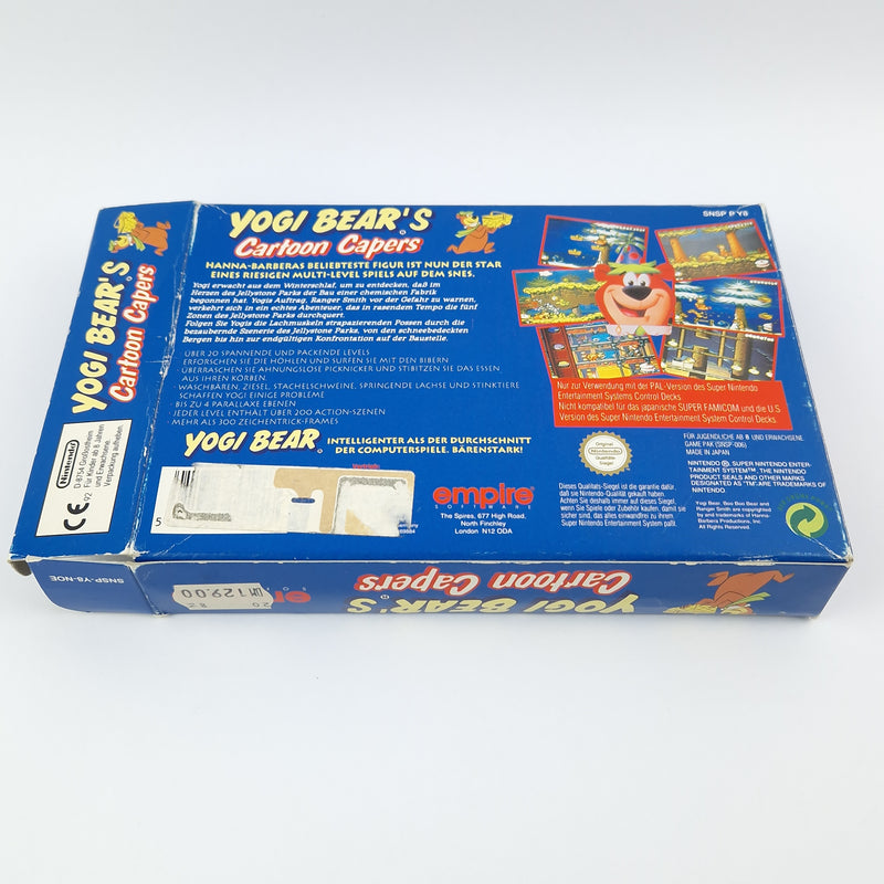 Super Nintendo Spiel : Yogi Bear s Cartoon Capers - Modul Anleitung OVP SNES NOE