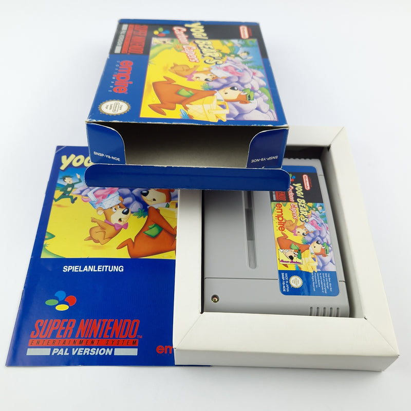 Super Nintendo Spiel : Yogi Bear s Cartoon Capers - Modul Anleitung OVP SNES NOE