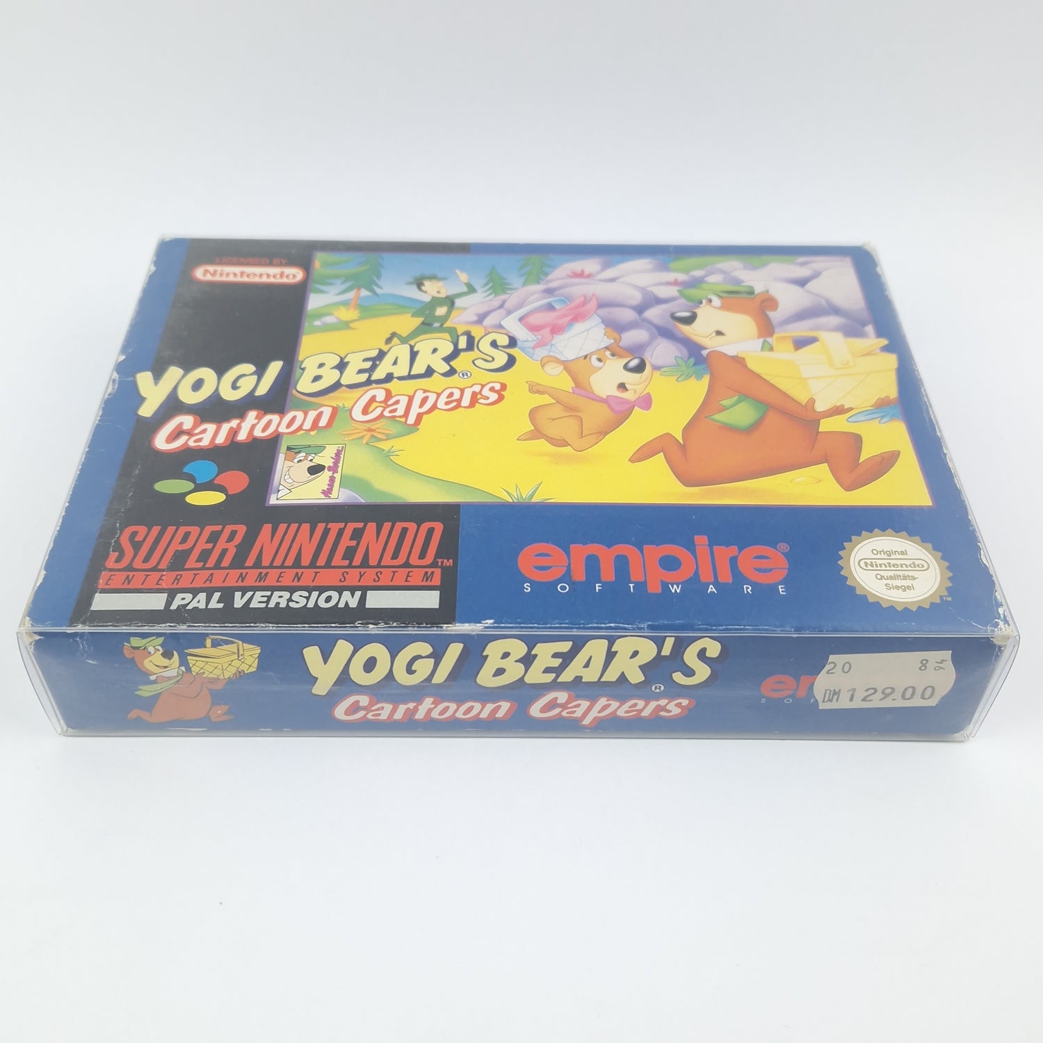 Super Nintendo Spiel : Yogi Bear s Cartoon Capers - Modul Anleitung OVP SNES NOE