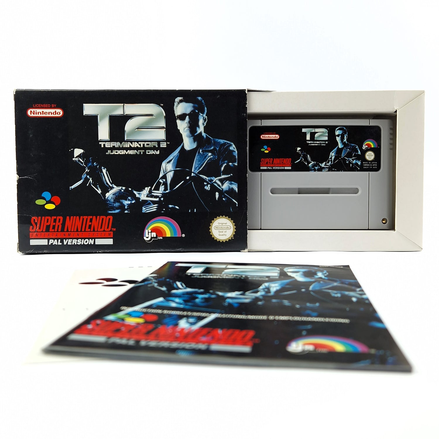 Super Nintendo Spiel : T2 Terminator 2 Judgment Day - Modul Anleitung OVP SNES