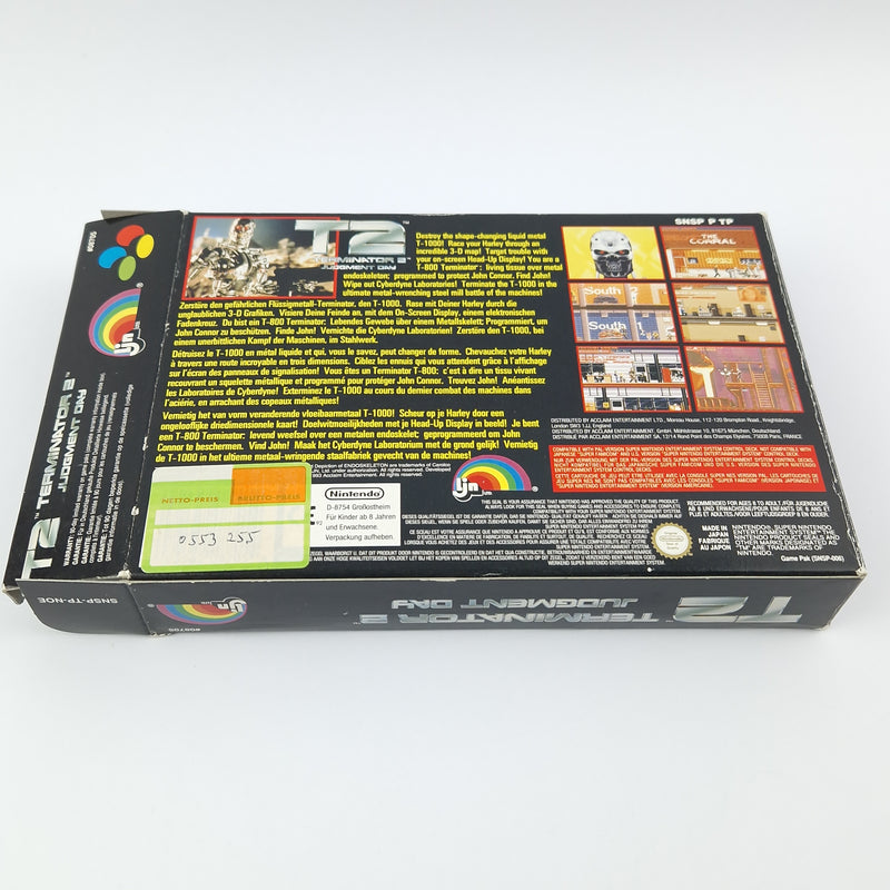 Super Nintendo Spiel : T2 Terminator 2 Judgment Day - Modul Anleitung OVP SNES
