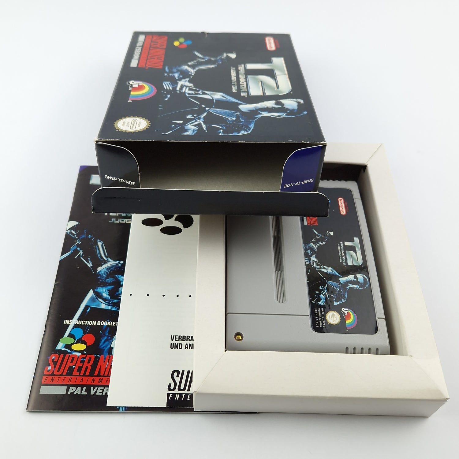 Super Nintendo Spiel : T2 Terminator 2 Judgment Day - Modul Anleitung OVP SNES