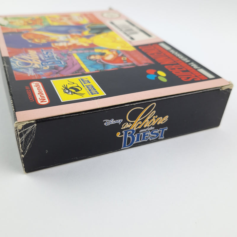 Super Nintendo Spiel : Die schöne und das Biest - Modul Anleitung OVP SNES NOE
