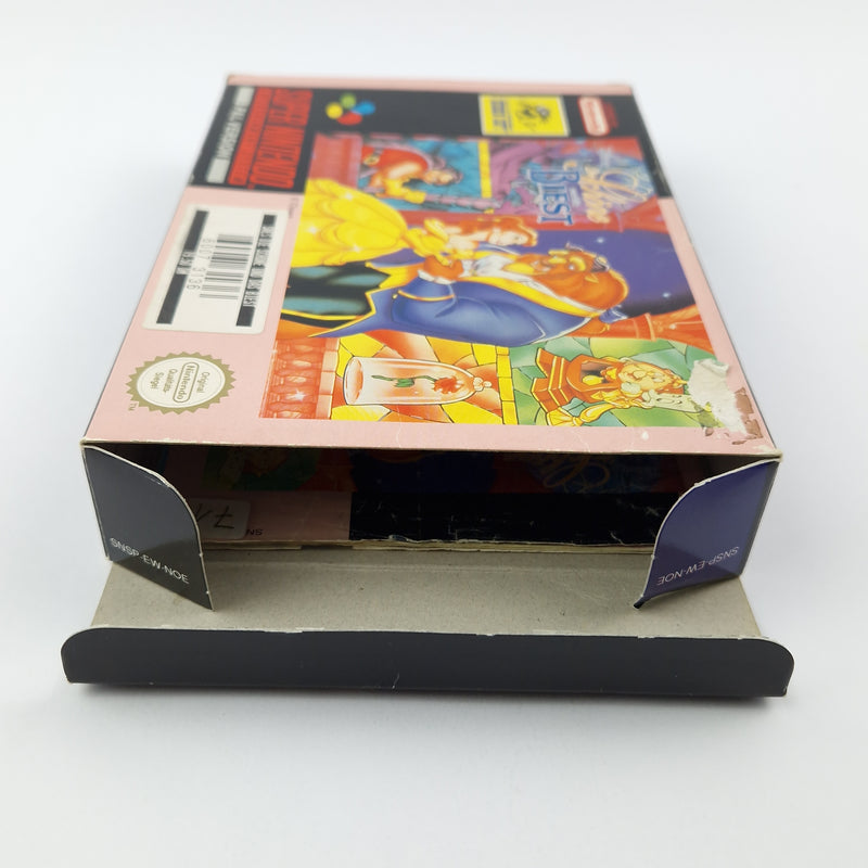 Super Nintendo Spiel : Die schöne und das Biest - Modul Anleitung OVP SNES NOE
