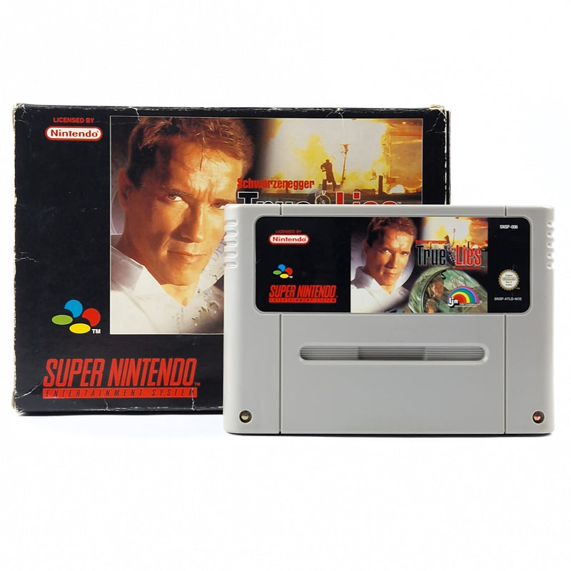 Super Nintendo Game: Schwarzenegger True Lies - Module OVP without instructions SNES