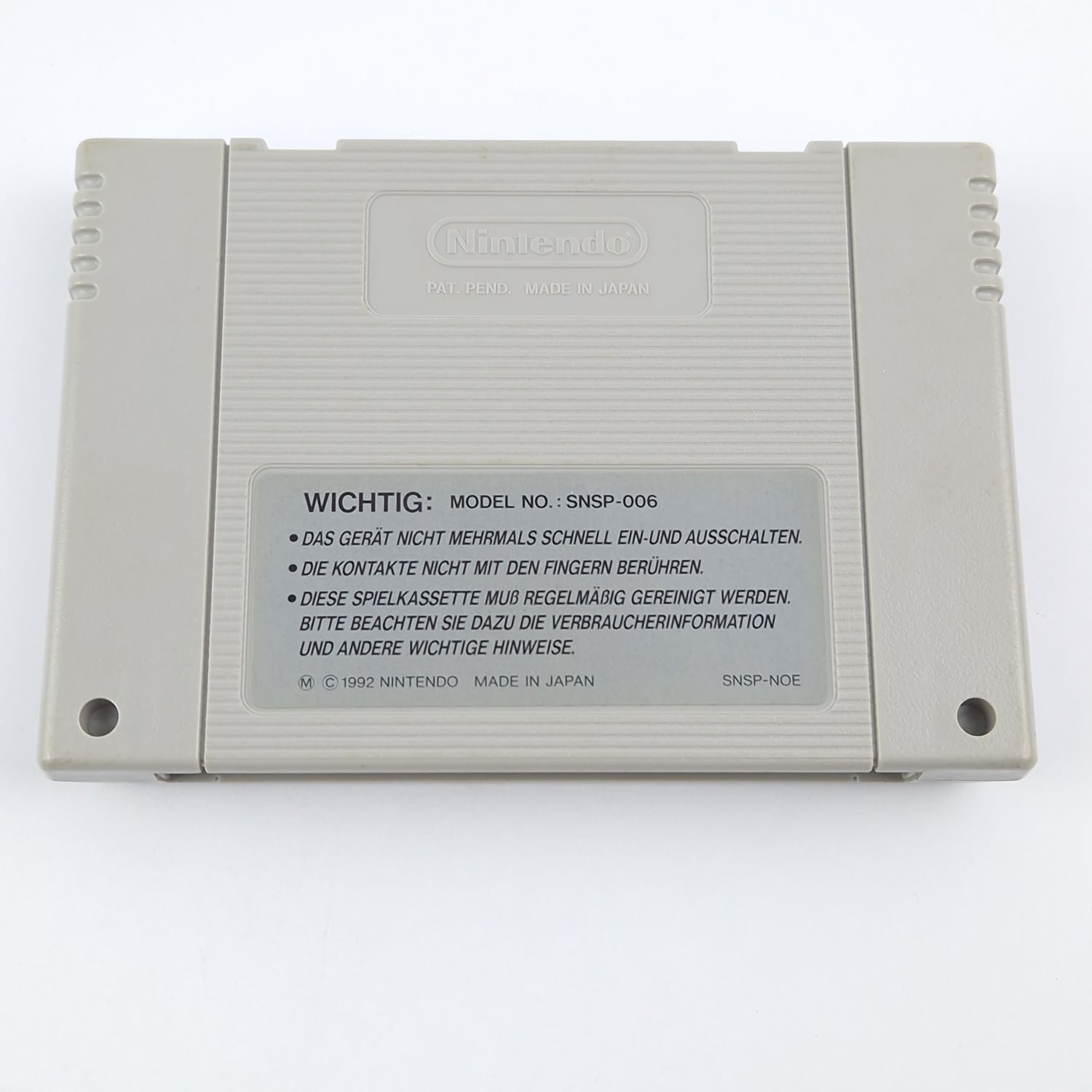 Super Nintendo Game: Schwarzenegger True Lies - Module OVP without instructions SNES